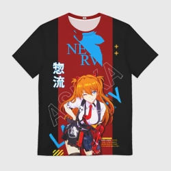 Мужская футболка 3D Милая Аска ленгли в юбке