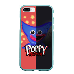 Чехол для iPhone 7Plus/8 Plus матовый Poppy Playtime game две стороны Хагги Вагги