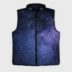 Мужской жилет утепленный 3D Night sky
