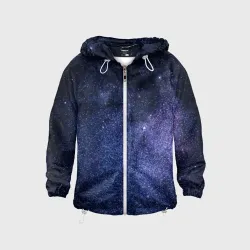 Детская ветровка 3D Night sky