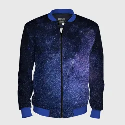 Мужской бомбер 3D Night sky