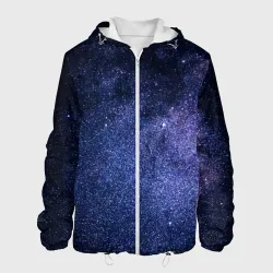 Мужская куртка 3D Night sky