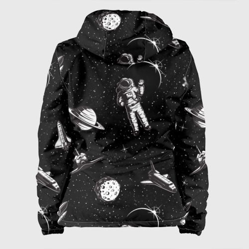 Женская куртка 3D Космический вояж, цвет черный - фото 2