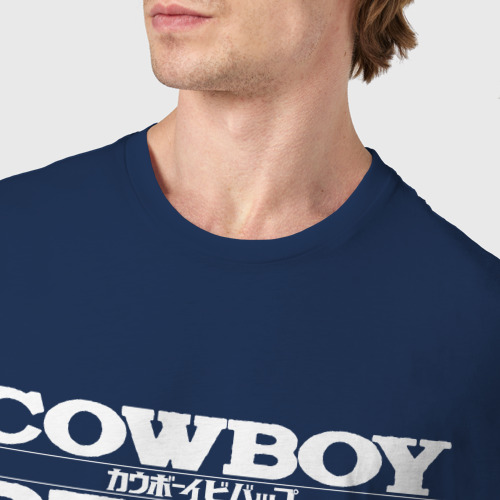 Мужская футболка хлопок Ковбой Бибоп. Эмблема - фото 6