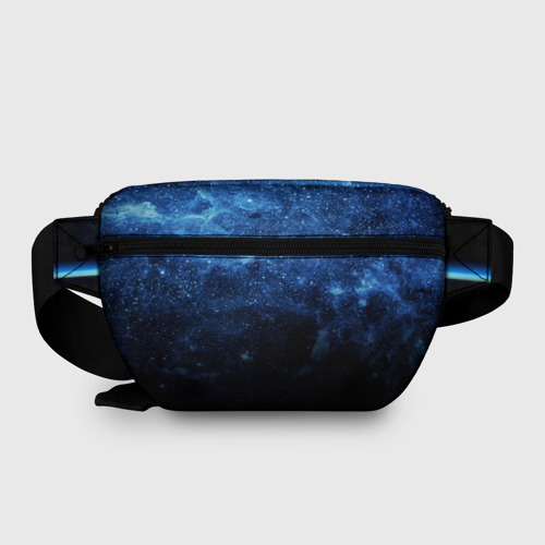 Поясная сумка 3D Санта хипстер в очках на ракете в космосе с планетами - фото 2