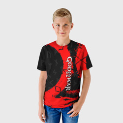 Детская футболка 3D God of war символ Кратоса - фото 2