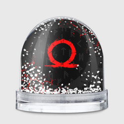 Игрушка Снежный шар God of war Cratos logo