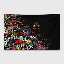 Флаг-баннер Король и Шут лого рок групп