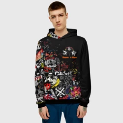 Мужская толстовка 3D Король и Шут лого рок групп - фото 2