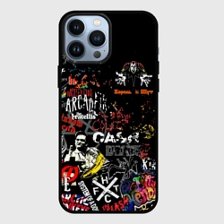 Чехол для iPhone 13 Pro Max Король и Шут лого рок групп