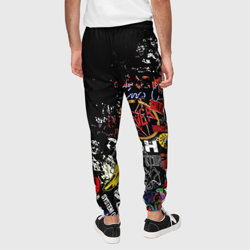 Мужские брюки 3D Король и Шут лого рок групп, цвет 3D печать - фото 5