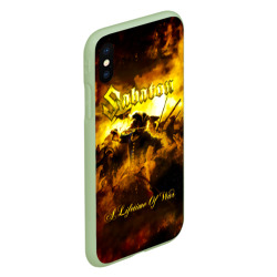 Чехол для iPhone XS Max матовый A Lifetime of War - Sabaton - фото 2