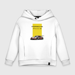 Детское худи Oversize хлопок Porsche Carrera 4S motorsport