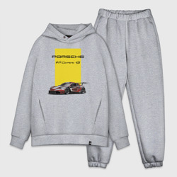 Мужской костюм oversize хлопок Porsche Carrera 4S motorsport