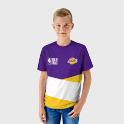 Детская футболка 3D Los Angeles Lakers, Лос-Анджелес Лейкерс - фото 2