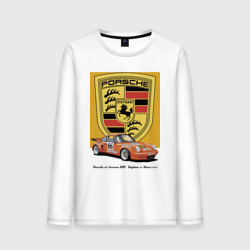 Мужской лонгслив хлопок Porsche 911 Carrera RSR - Daytona 24 Hours 1973