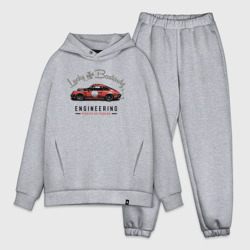 Мужской костюм oversize хлопок Porsche Lucky Bastardz