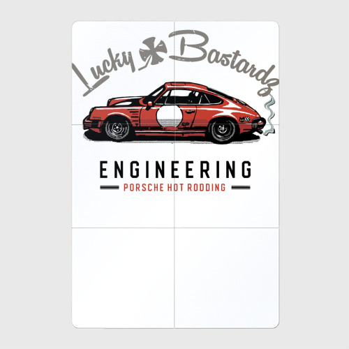 Магнитный плакат 2Х3 Porsche Lucky Bastardz