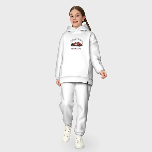 Детский костюм хлопок Oversize Porsche Lucky Bastardz, цвет белый - фото 5