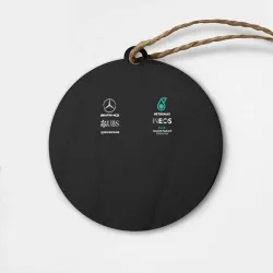 Деревянная игрушка круг Mercedes F1