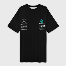 Платье-футболка 3D Mercedes F1
