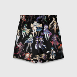 Детские спортивные шорты 3D Genshin Impact персонажи игры Heroes
