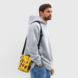 Сумка через плечо 3D Покемоны, Пикачу держит сердце - фото 2