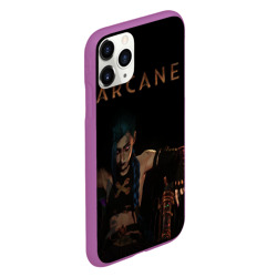 Чехол для iPhone 11 Pro матовый Arcane :: Джинкс/Паудэр - фото 2