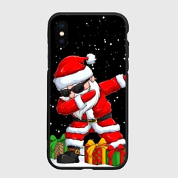 Чехол для iPhone XS Max матовый Santa, dab