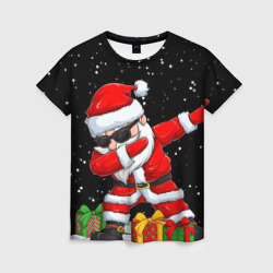 Женская футболка 3D Santa, dab
