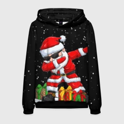 Мужская толстовка 3D Santa, dab