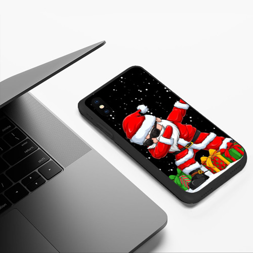 Чехол для iPhone XS Max матовый Santa, dab - фото 5