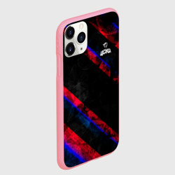 Чехол для iPhone 11 Pro Max матовый ЦСКА Dark Theme - фото 2
