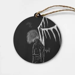 Деревянная игрушка круг Dead Ghoul
