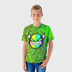 Детская футболка 3D Geometry Dash - Геометри Дэш - фото 2