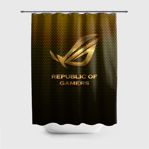 Штора 3D для ванной Republic of gamers, ROG Gaming