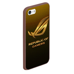 Чехол для iPhone 5/5S матовый Republic of gamers, ROG Gaming - фото 2