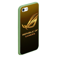 Чехол для iPhone 5/5S матовый Republic of gamers, ROG Gaming - фото 2