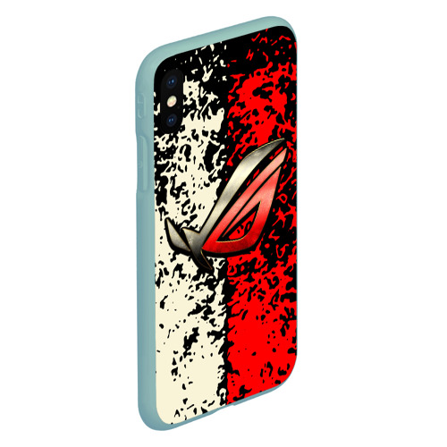 Чехол для iPhone XS Max матовый ROG Gaming, Republic Of Gamers, цвет мятный - фото 3