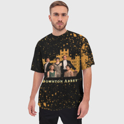 Мужская футболка oversize 3D Аббатство Даунтон Downton Abbey - фото 2
