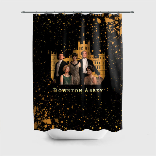 Штора 3D для ванной Аббатство Даунтон Downton Abbey