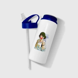 Бутылка для воды с трубочкой Angry princess - фото 2