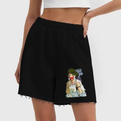 Женские шорты oversize футер хлопок Angry princess - фото 2