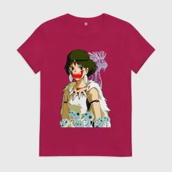 Женская футболка хлопок Angry princess