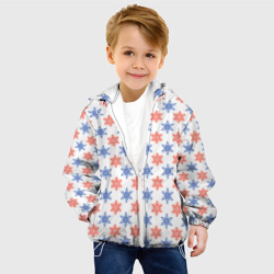 Детская куртка 3D Снежинки паттерн/snowflakes pattern - фото 2