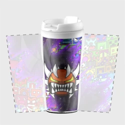 Термокружка-непроливайка Geometry Dash demon skin геометри Даш демон скин - фото 2