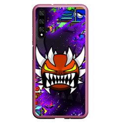 Чехол для Honor 20 Geometry Dash demon skin геометри Даш демон скин