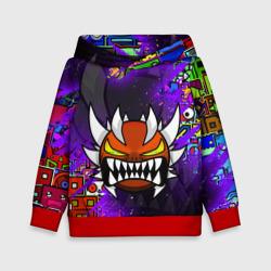 Детская толстовка 3D Geometry Dash demon skin геометри Даш демон скин
