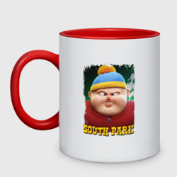 Eric Cartman 3D South Park – Кружка двухцветная с принтом купить