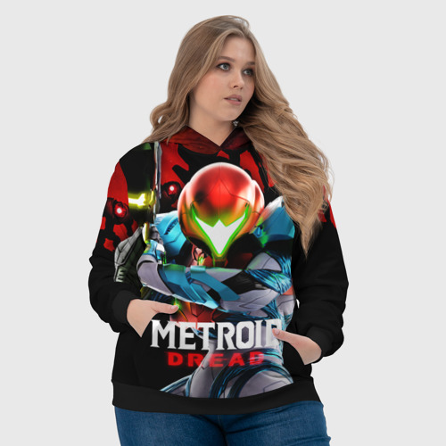 Женская толстовка 3D Metroid Dread, цвет 3D печать - фото 6